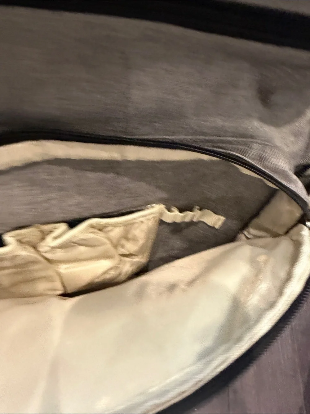 NWOT Land Grey Baby Diaper Bag Backpack with Tan Accents